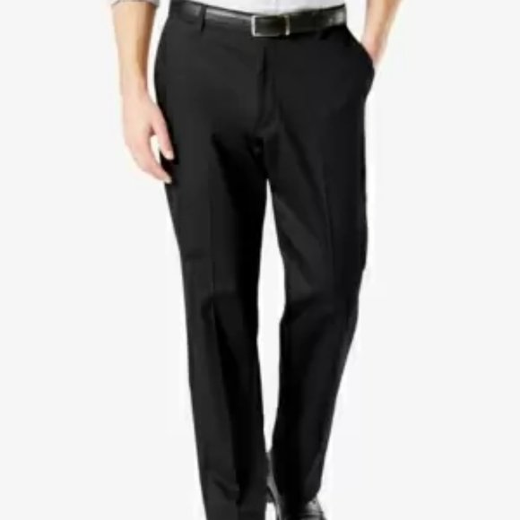 Dockers Pants Dockers Mens Signature Lux Cotton Classic Fit Stretch